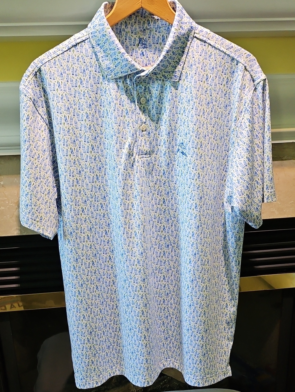 Rhoback Men's Short Sleeve Shirt Size Large